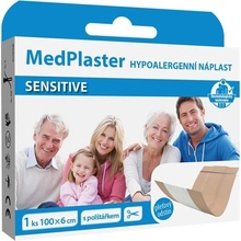 MedPharma Náplast SENSITIVE, s polštářkem, 1 ks 100 x 6 cm