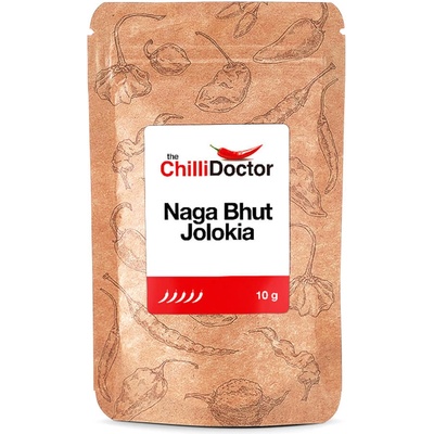 The ChilliDoctor Naga Bhut Jolokia chilli celé sušené 10 g