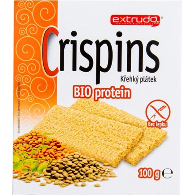 Extrudo Crispins BIO krehký plátok proteín 100 g