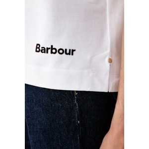 Barbour уголемена тениска дамска от памук Wilowmere (LTS0745)