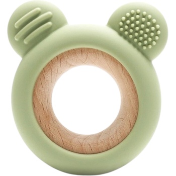 Lorelli Силиконова гризалка с бук Lorelli Premium - Мече, Fresh Green (10210910004)