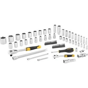 STANLEY Комплект от 72 инструменти Stanley 1/4" + 1/2" - 6-странни вложки (5.5-14 мм + 8-32 мм) STMT82831-1 (STMT82831-1)