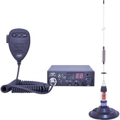 PNI PNI-PACK5 CB Radio Kit HP 8001L ML70 Antenna 4W 12V 8km HS81L (PNI-PAK5)