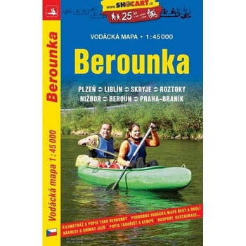 Berounka - vodácká mapa