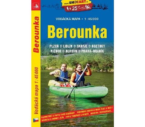 Berounka - vodácká mapa