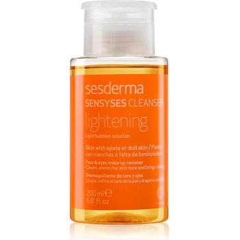 Sesderma Sensyses Cleanser Lightening лосион за почистване на фон дьо тен за кожа с хиперпигментация 200ml