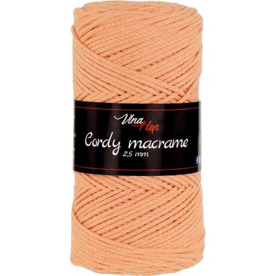 Vlna - Hep Cordy macrame 2,5 mm 8011 meruňková