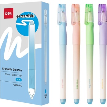 Deli erasable изтриваема химикалка EG660-BL, (10902776)