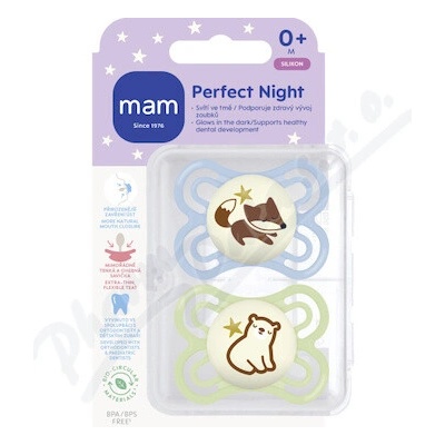 Mam Perfect Night cumlík Blue/ Green 2 ks