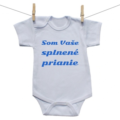 Body s krátkym rukávom Splnené prianie Modrá