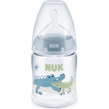 Nuk Шише със силиконов биберон Nuk - First Choice, TC, 150 ml, Синьо (10743875-Син)