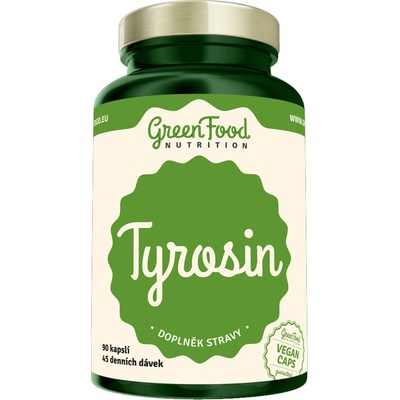 GreenFood Nutrition Tyrosin 90 kapslí