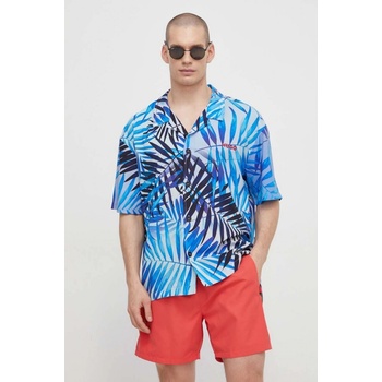 Hugo pánská košile relaxed s klasickým límcem 50510621 modrá