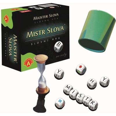 Majster Slová hra na cesty s kockami Alexander