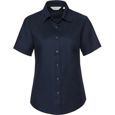 Russell košile Oxford 933F krátký rukáv dámská Navy jasná