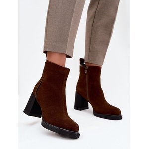 Step in style Дамски боти с ток модел 217493 Step in style