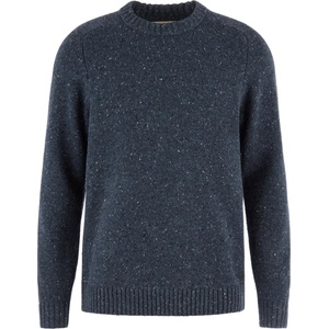 Fjällräven Мъжки вълнен пуловер Fjällräven Övik Neps Knit Sweater Wool jumper - Dark Navy (005-7512-0214)