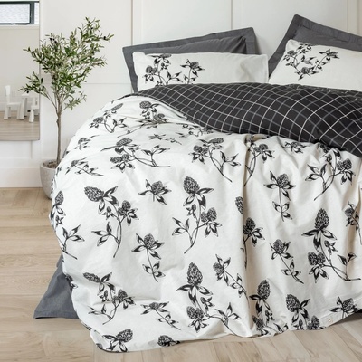 TopMebel Комплект калъфки за завивки Ohia 4 бр Двойни 200x220 антрацитен цвят
