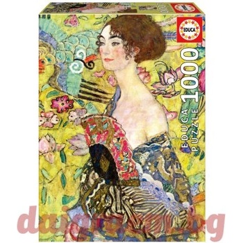 Educa Пъзел educa 19932 - 1000 части - Дама с ветрило, Густав Климт (edu19932)
