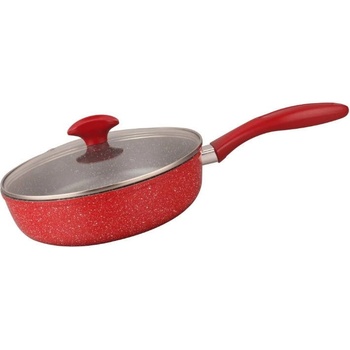 Voltz 24 см индукционен тиган с капак и мраморно покритие Oliver Voltz от серия Florence (OV54419A24CD)