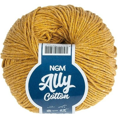 Bellatex Příze ALLY cotton Hořčicová 50g / 140 m