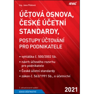 Účtová osnova, České účetní standardy, postupy účtování pro podnikatele 2021