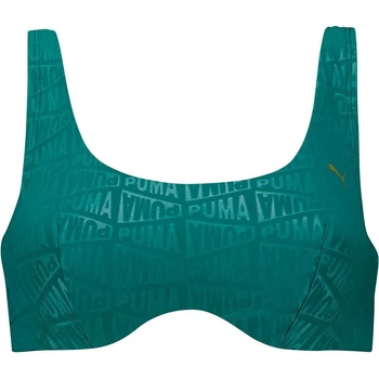 PUMA 701237623 bikini top - Green (Emerald Ice)