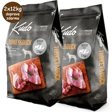 Kudo Dog LG Senior&Light All Size Turkey & Duck 2 x 12 kg