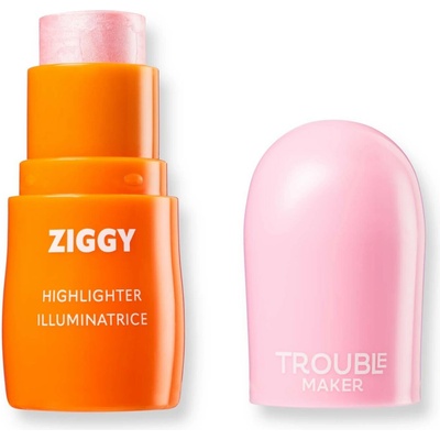 Trouble Maker Rozjasňovač Ziggy Stick Glass Highlight Earthling Pink 6 g