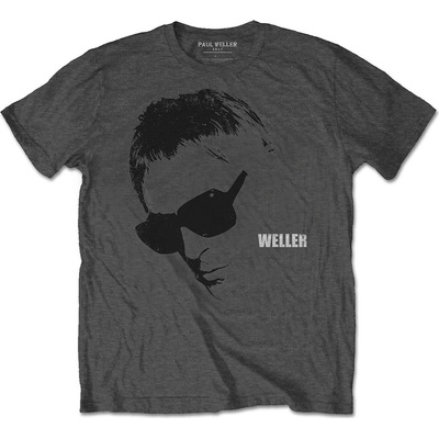 Paul Weller tričko Glasses Picture šedé