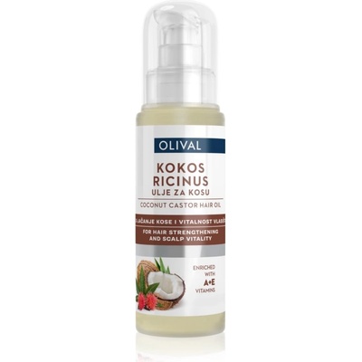 Olival Coconut Castor рициново олио за укрепване на косата 60ml