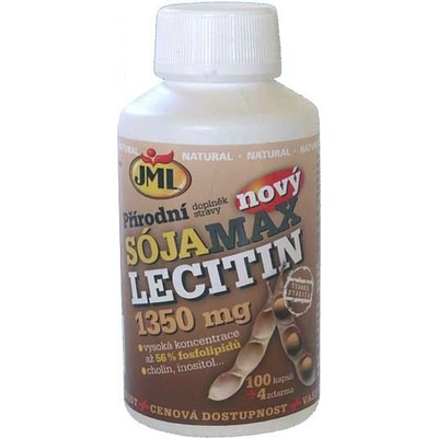 JML SojaMax Lecitin želatinové 1350mg 104 kapsúl