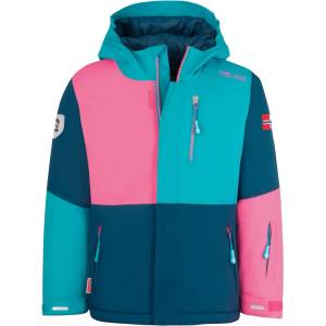 TROLLKIDS Детско ски яке Trollkids Kid's Hallingdal Jacket Winter jacket - Dark Turquoise / Madeira Blue / Light Magenta - размер 116 (EU) (703-2538-0915)