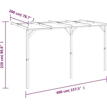 Image 1 of vidaXL 41710 2x4x2,2 m