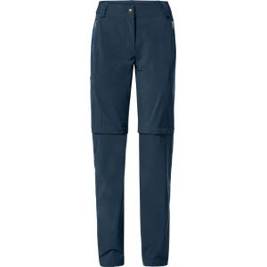 Vaude Дамски панталон със свалящи крачоли Vaude Women's Farley Stretch Zip Off T-Zip Pants II Walking trousers - Dark Sea - размер 46 (110-0760-0425)