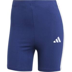 adidas Дамски къси панталони Adidas Essentials 3 Stripe Biker Shorts Womens - Navy