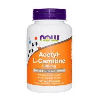 NOW Ацетил Л-Карнитин - Acetyl L-Carnitine 500 мг. - 100 капсули - NOW FOODS, NF0076