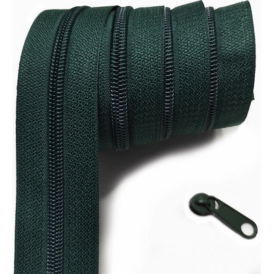 Zips špirálový, farba ultramarín 5 mm, metráž