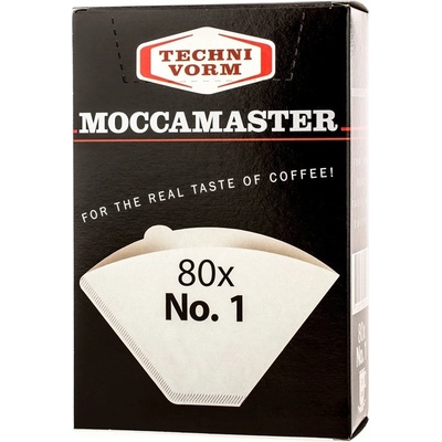 MOCCAMASTER Papierové filtre Nr 1 80 ks