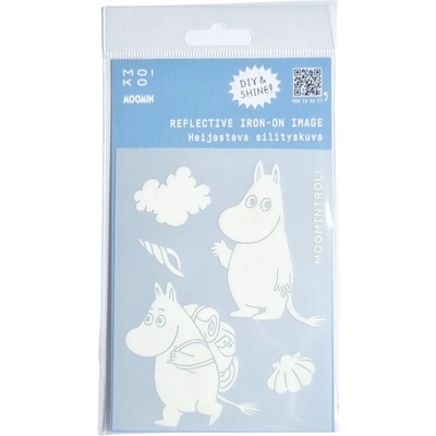 Reflexné nažehľovacie obrázky Moomin