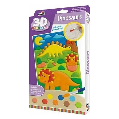 3D omaľovánky Dinosaury