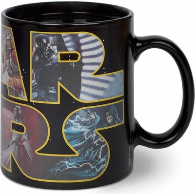 Pyramid International Hrnček Star Wars Logo Characters meniaci sa 315 ml