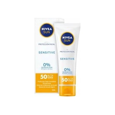 Nivea Слънцезащитен крем за лице Sensitive Nivea (50 ml)