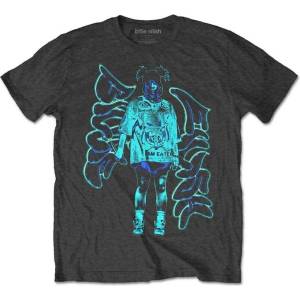 Billie Eilish Neon Graffiti Logo Charcoal Grey S Риза (BILLIETS43MC01)