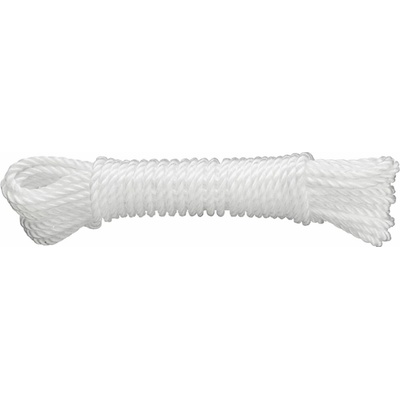 CONNEX PP stáčené lano 3pramenné, 5 mm × 20 m, bílá