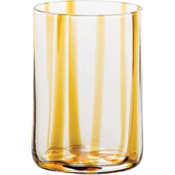 Zafferano Чаша без столче Tirache раирана 350 мл кехлибарена (TR00104)