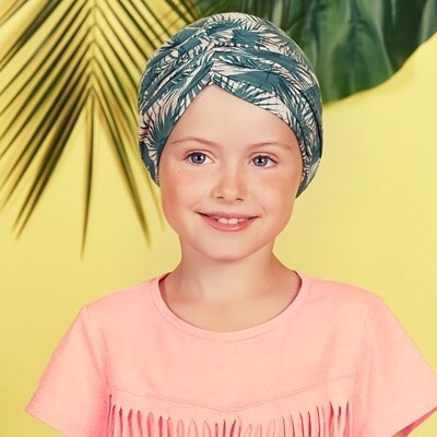 Christine Headwear Čepice Petite Swan, vzor Palm Leaves