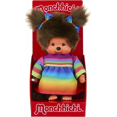 Sekiguchi Mončičák Monchhichi duhové šaty