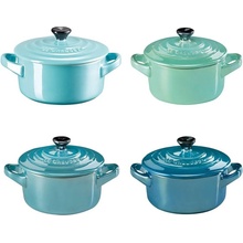 Le Creuset hrncov pekáčov modro zelená metallic 4 ks