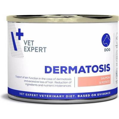 VetExpert Veterinary Diet 4T Dermatosis Dog Salmon & Potato 200 g